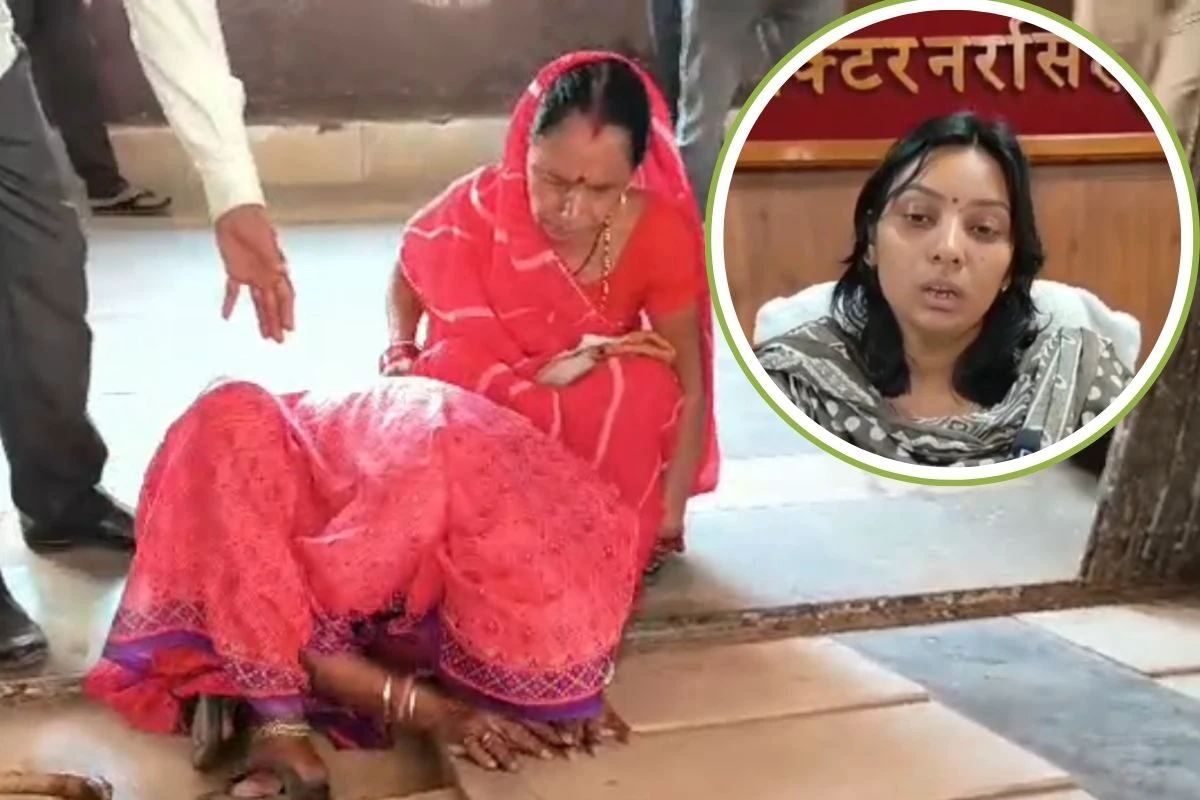 Narsinghpur News: 90 साल की महिला पहुंची DM आफिस, सिर पटक-पटक पर मांगी मौत, दहल गए लोग