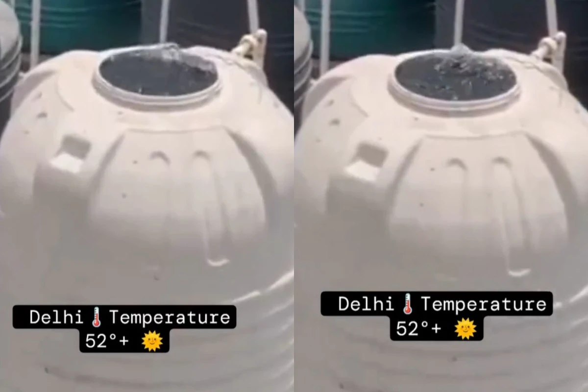 Delhi Heat Makes Water Reach 'Boiling Point', Video Goes Viral