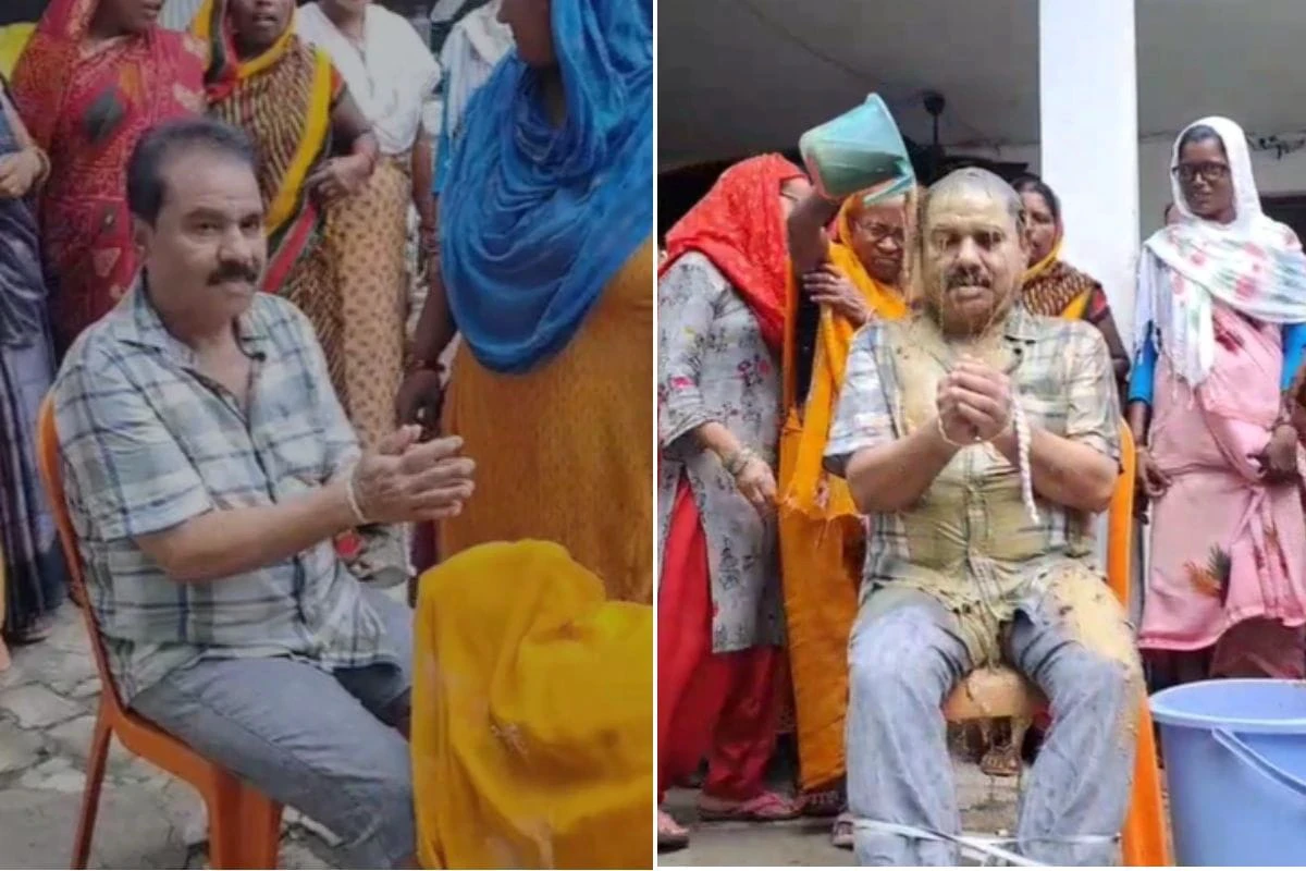 महिलाओं ने रस्सी से हाथ-पैर बांधे, फिर भाजपा नेता को कीचड़ और गंदे पानी से नहलाया, वजह जानकर हैरान रह जाएंगे महिलाओं ने रस्सी से हाथ-पैर बांधे, फिर भाजपा नेता को कीचड़ और गंदे पानी से नहलाया, वजह जानकर हैरान रह जाएंगे