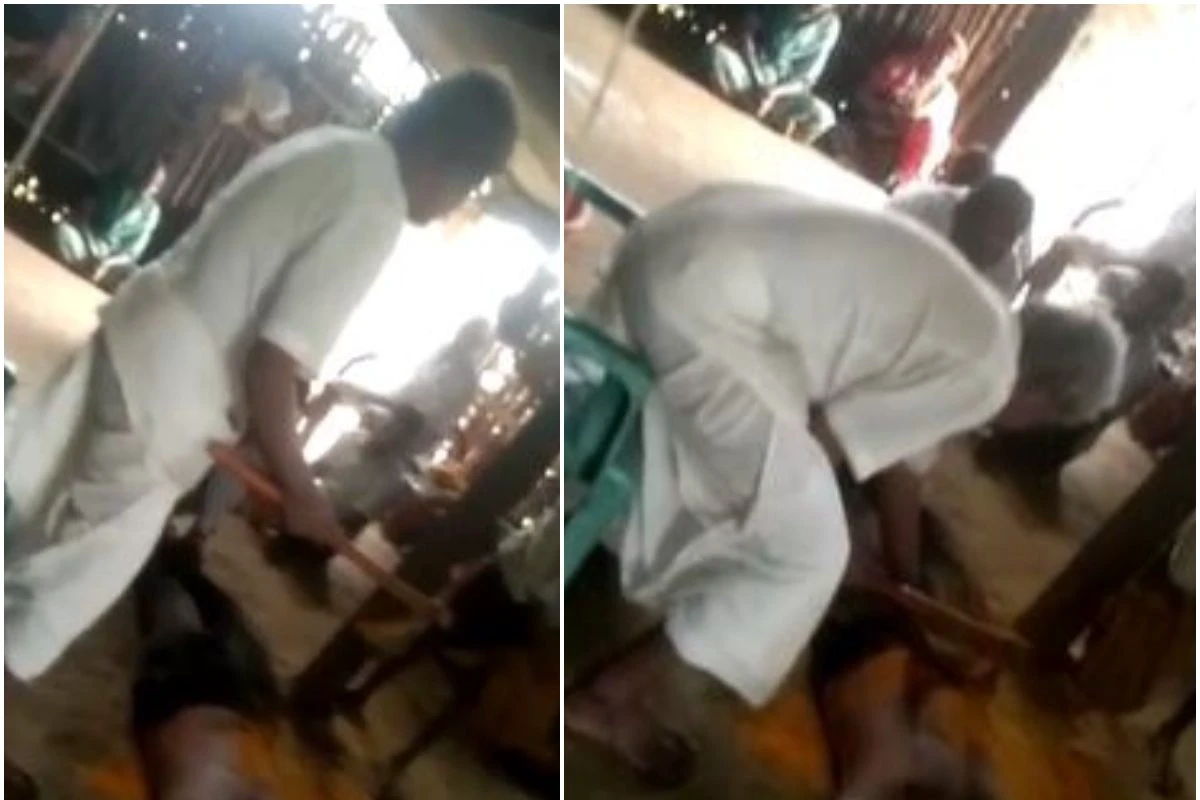 ಥೂ ಇದೆಂಥಾ ಕೃತ್ಯ! ನೋವು ನಿವಾರಣೆ ಹೆಸರಲ್ಲಿ ಭಕ್ತರಿಗೆ ಕೊಡಲಿ ಏಟು ಕೊಡುವ ಪೂಜಾರಿ!