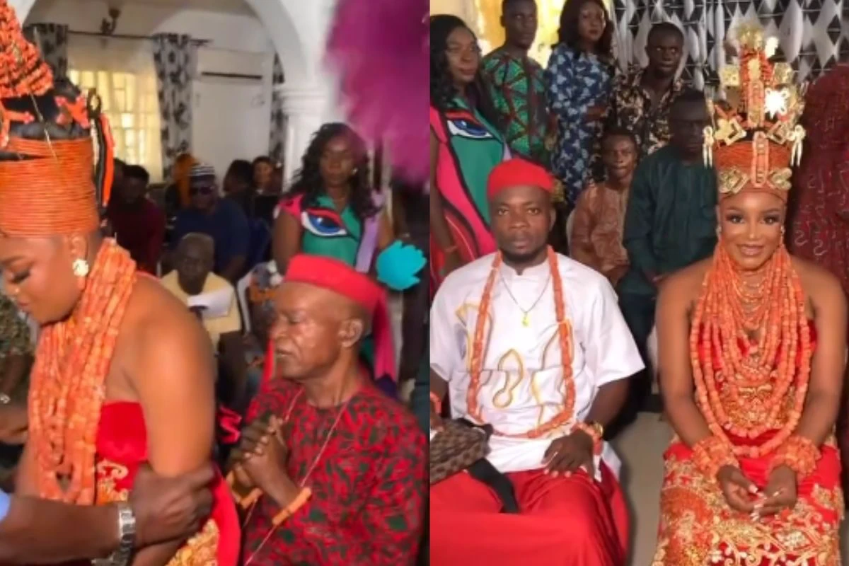 नाइजीरिया के एडो समुदाय की अनोखी रस्म जहां ससुर की गोद में बैठती है दुल्हन