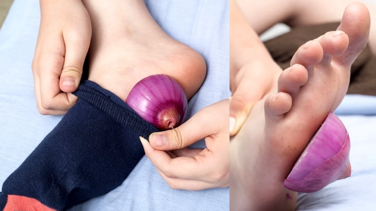 Keep Onions On Your Feet Before Sleeping, And You'll see these Results!