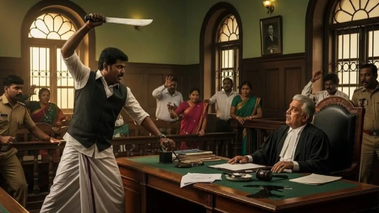 ভরা এজলাসে বিচারকের দিকে কাটারি ছুড়লেন বিচারপ্রার্থী