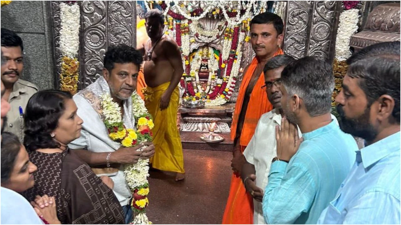 'ಉತ್ತರಕಾಂಡ' ಶೂಟಿಂಗ್ ಮುಗಿಸಿ ಸವದತ್ತಿ ಯಲ್ಲಮ್ಮನ ದರ್ಶನ ಪಡೆದ ಶಿವರಾಜ್ಕುಮಾರ್