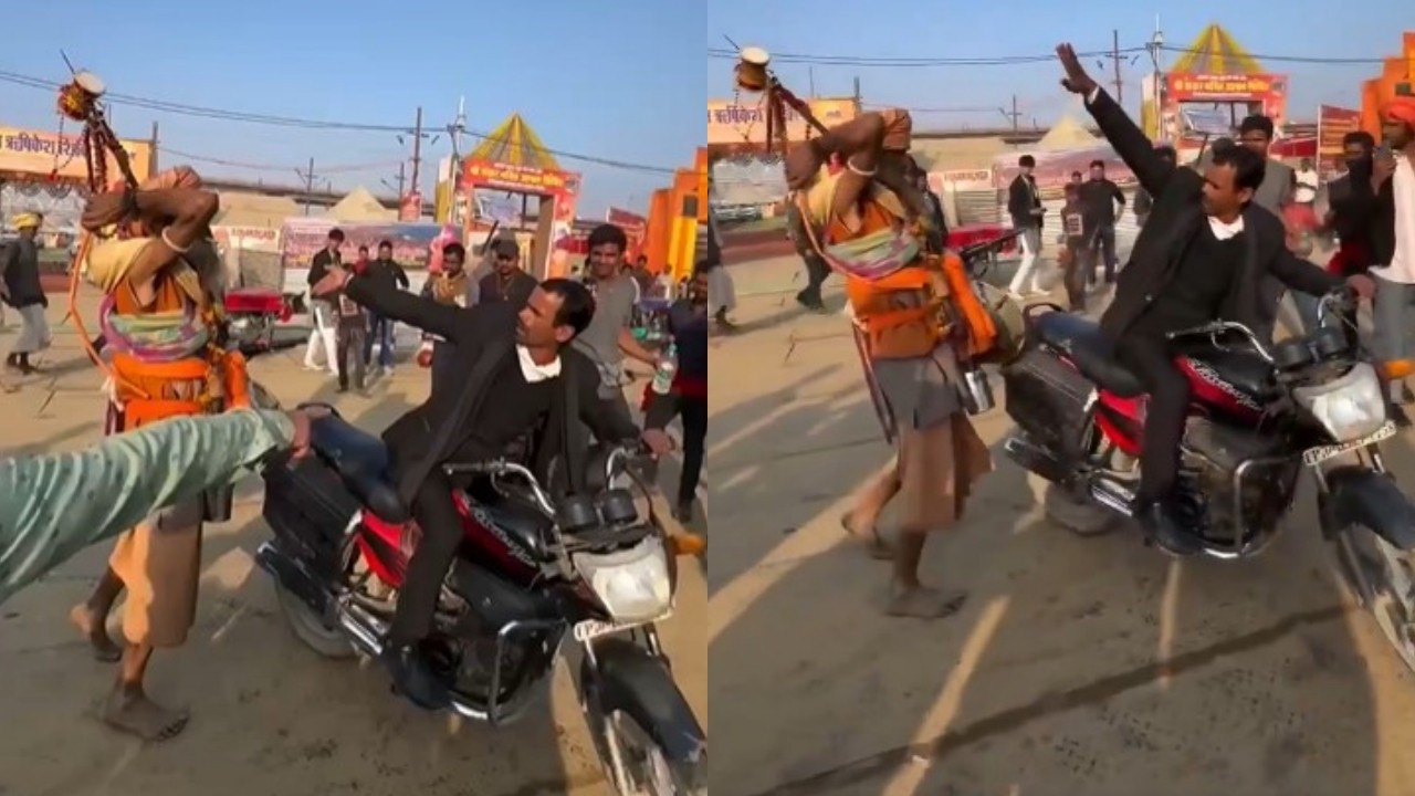 महाकुंभ में साधू बाबा का भौकाल, पीट-पीटकर कर दी वकील साहब की गुद्दी लाल, हेलमेट उतारकर फेंका, वीडियो वायरल ) “ > • ˌ महाकुंभ में साधू बाबा का भौकाल, पीट-पीटकर कर दी वकील साहब की गुद्दी लाल, हेलमेट उतारकर फेंका, वीडियो वायरल ) “ > • ˌ