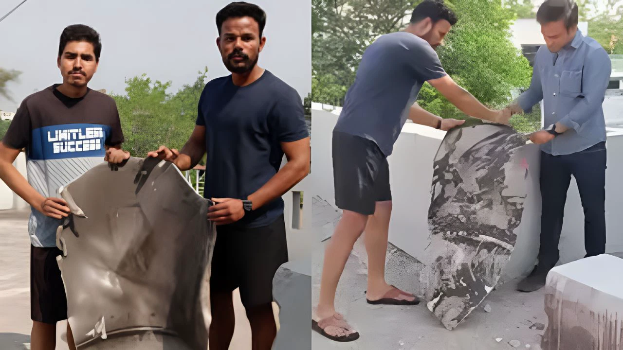 अंतरिक्ष से छत पर गिरा 50 किलो का धातु का टुकड़ा! देखकर लोगों के उड़े होश, मची अफरा-तफरी