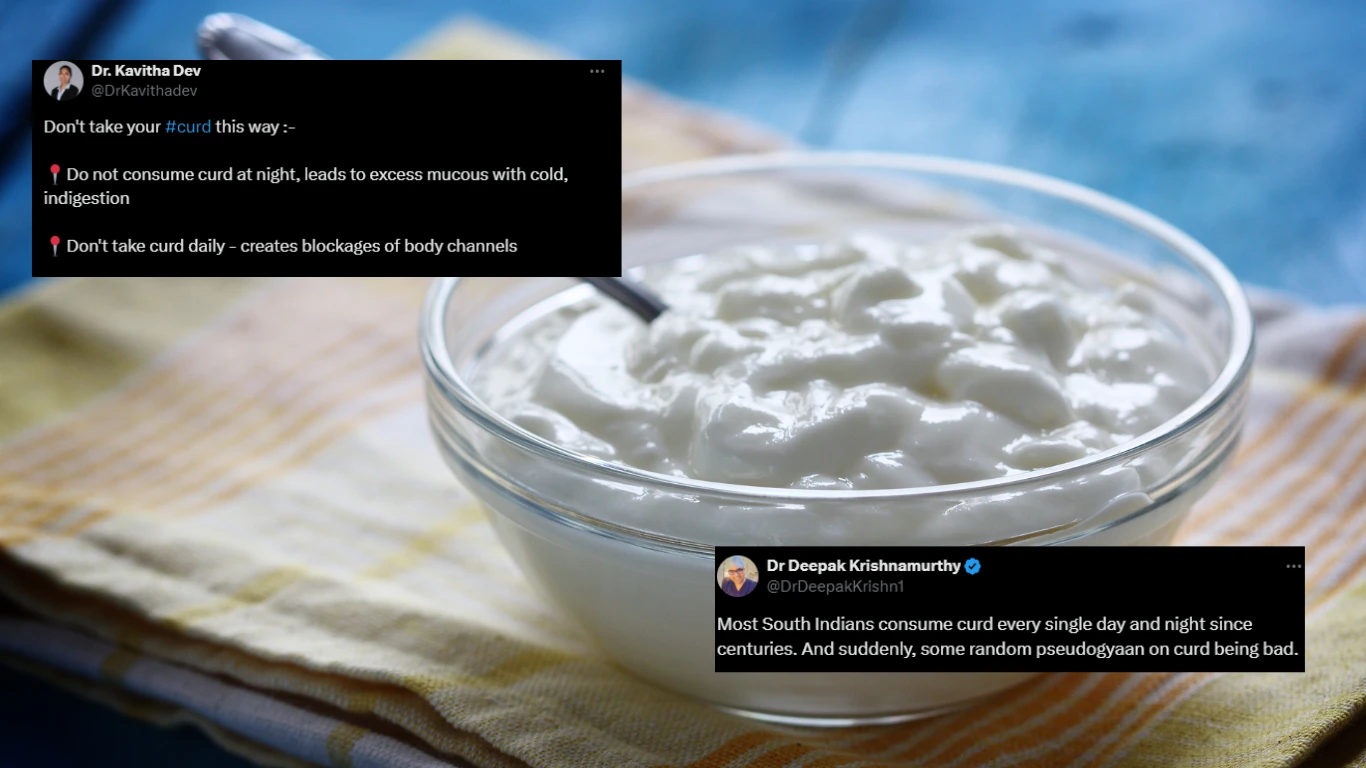 Chennai Doctor's 'Don't Consume Curd Daily' Advice Sparks Online Debate