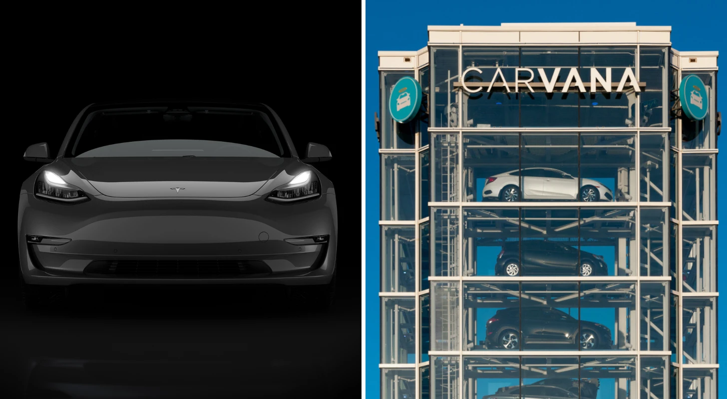 Carvana tesla store model s