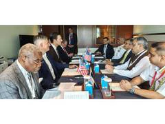 Defence Secretary Rajesh Kumar Singh meets bipartisan US Congress Delegation on Shangri-La Dialogue sidelines