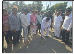 માળિયાહાટીનાના વિસણવેલ ગામે એપ્રોચ રોડનું ખાતમુહુર્ત કરાયું