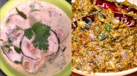 சூப்பர் டேஸ்டில் கத்தரிக்காய் தயிர் குழம்பு - கோங்ரா பச்சடி ரெசிபிஸ்!