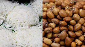 வெரைட்டியான வெஜ் இடியாப்பமும், நரிப் பயறு கட்லெட்டும்!