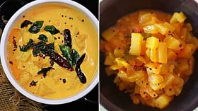 அல்டிமேட் சுவையில் 'ஃபுரூட்டி' ரெசிபி - பைனாப்பிள் புளிசேரி ; வாட்டர்மெலன் கறி