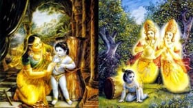 யசோதையின் அன்பெனும் கயிற்றில் கட்டுண்ட மாயக் கண்ணன்!