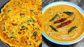ருசியான கொண்டைக்கடலை அடை - கோவக்காய் சட்னி செய்யலாம் வாங்க!