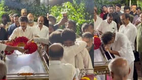 ஜீவாவை கட்டியணைத்து ஆறுதல் கூறிய விஜய்! - ஆர்.பி. சௌத்ரி உடலுக்கு நேரில் சென்று மரியாதை