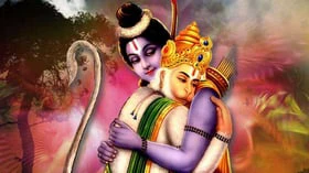அனுமனின் பக்தியை உலகுக்கு உணர்த்த ஸ்ரீராமர் புரிந்த திருவிளையாடல்!
