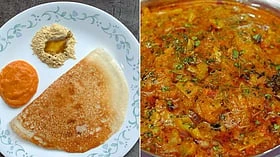 டேஸ்டியான சிறுபருப்பு தோசை - முட்டைகோஸ் குழம்பு செய்யலாம் வாங்க!