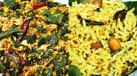 சுவையான வெற்றிலை சாதமும், முருங்கைக்கீரை முட்டை பொரியலும் செய்யலாமா?