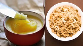 சூப்பர் சுவையில் நெய் பழக்கேசரி - கம்பு சர்க்கரை பொங்கல் ரெசிபிஸ்!