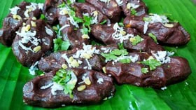 ஆரோக்கிய சமையல் - கால்சியம் நிறைந்த கருப்பு அரிசி முருங்கைக்கீரை கொழுக்கட்டை
