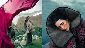 Yaghshiye blends handwoven wool, natural dyes, and traditional embroidery into sculptural contemporary garments.
