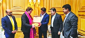 హెన్రీ వర్డియర్తో కేటీఆర్ సమావేశం