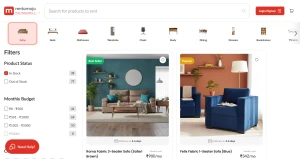 ₹50,000 Sofas vs ₹500/Month Rentals: Rentomojo Sees Demand Surge Across Delhi, Bangalore, Mumbai, and Hyderabad