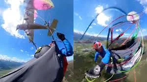 Paraglider: గాల్లో పారాగ్లైడర్ను ఢీకొన్న విమానం.. తృటిలో తప్పిన భారీ ప్రమాదం