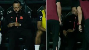 Memphis Depay Breaks Silence on Bench Phone Controversy During Corinthians Clash