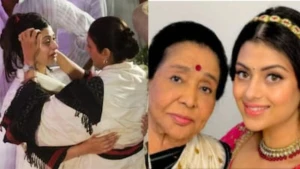Tabu consoles Asha Bhosle's granddaughter during emotional farewell at Casa Grande