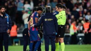 Why FC Barcelona vs Celta Vigo match was paused after Lamine Yamal injury? Explained