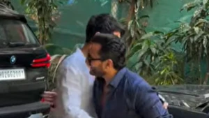 Watch: Saif Ali Khan and Ibrahim Ali Khan's "magical" father-son moment in Bandra