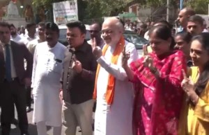 Gujarat polls: Amit Shah casts vote in Ahmedabad booth