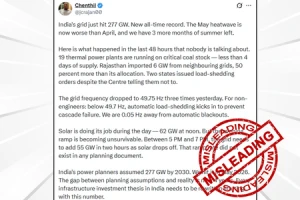 Government dismisses viral claim of power crisis, calls it 'misleading'