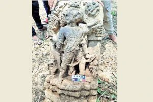 Ancient Varaha idol unearthed in Cuttack