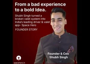 Founder building India's biggest parking-tech company Space Hero