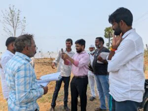 గుణుపూరుపేటలో గ్రౌండ్ ట్రూతింగ్ పరిశీలన