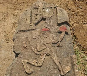 Stone depicting Ramayana character found at Chandikhol