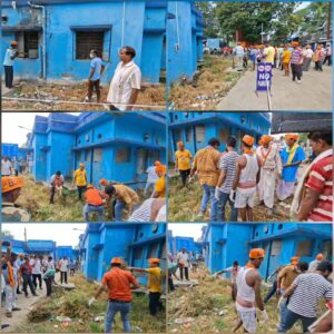 বেদরাবাদ গ্রামীণ হাসপাতালে বিধায়কের উদ্যোগে স্বচ্ছতা অভিযান।