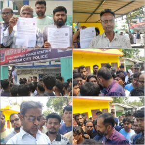 এস আই আর এ নাম বাদ যাওয়ার পরে হেয়ারিং এর চিঠি হাতে আসায় উত্তেজিত ভোটাররা।