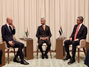 India-France-UAE review trilateral cooperation in space, AI, culture, heritage at UNGA