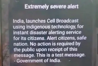 Unexpected 'Extremely Severe Alert'? NDMA Conducts Nationwide Emergency System Test