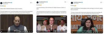 AI-Altered Videos Falsely Show Top BJP Leaders Threatening Crackdown On CJP Protesters
