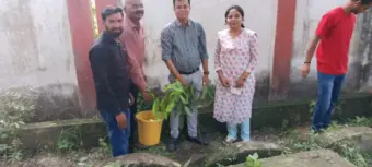 जलवायु परिवर्तन के लिए पेड़ पौधा लगाना जरूरी -- बीडीओ