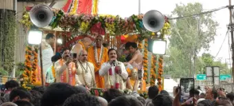 नोएडा में सेक्टर-18 से इस्कॉन मंदिर तक निकली भगवान जगन्नाथ की भव्य रथयात्रा, हरिनाम संकीर्तन और प्रसाद वितरण ने बनाया भक्तिमय माहौल