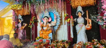 समाज कल्याण के लिये धार्मिक अनुष्ठान आवश्यक- जिला पार्षद स्वर्णिमा सिंह।