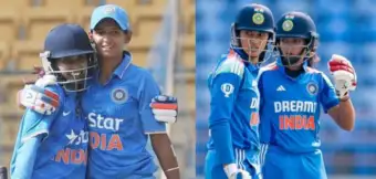 ഹര്‍മൻ-മിതാലി കൂട്ടുകെട്ട് വീണു; ഇന്ത്യൻ ചരിത്രം തിരുത്തി സ്‌മൃതിയും പ്രതികയും