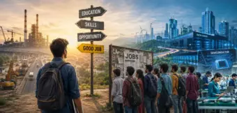 ہندوستان کی ترقی کا سب سے بڑا چیلنج: نوجوانوں کے لیے روزگار