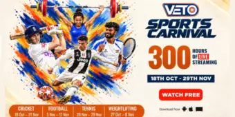 VETO Launches Sports Carnival with 300+ Hours of Live Sports Streaming This Festive Season
